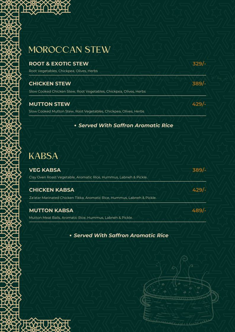Majlis - The Terrace Talk menu