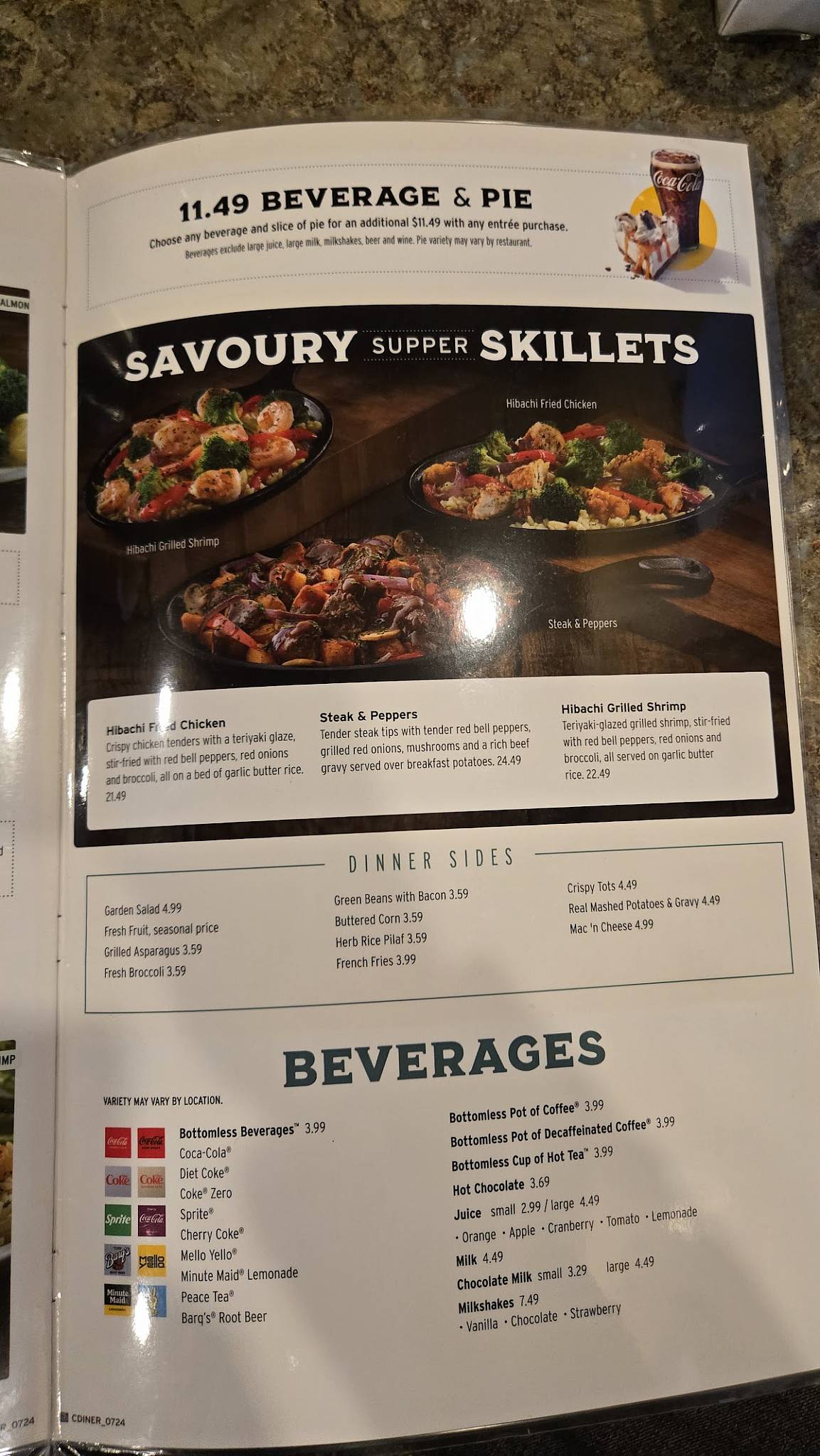 Menu de Perkins American Food Co.