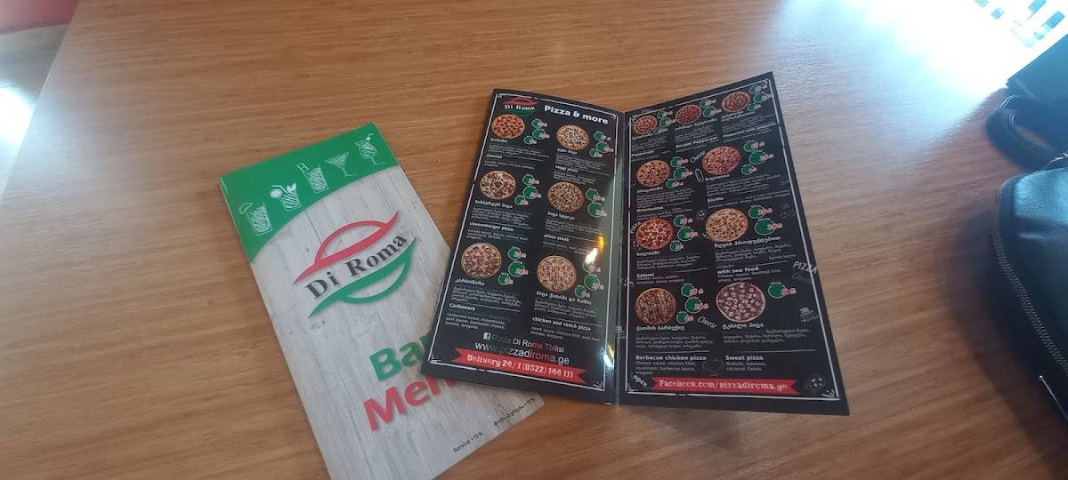 Menu de Pizza di Roma