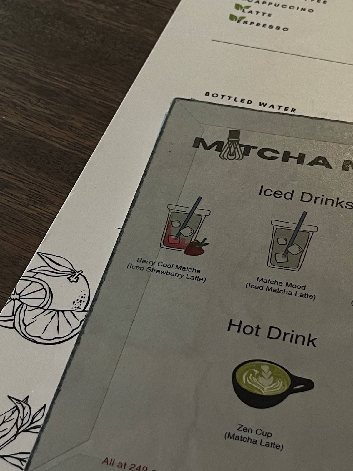Cafe Stone menu