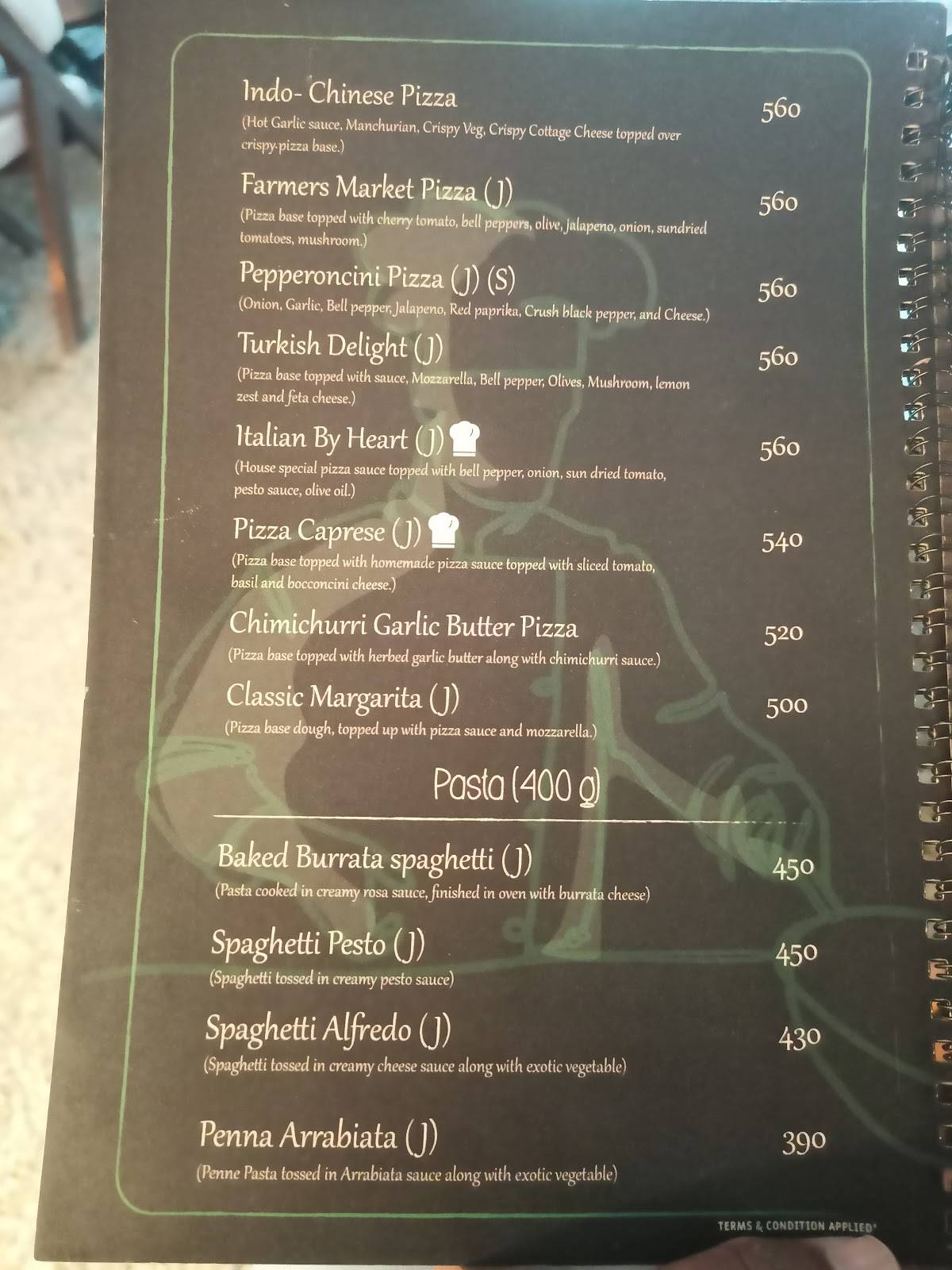The House of Earthmonk menu