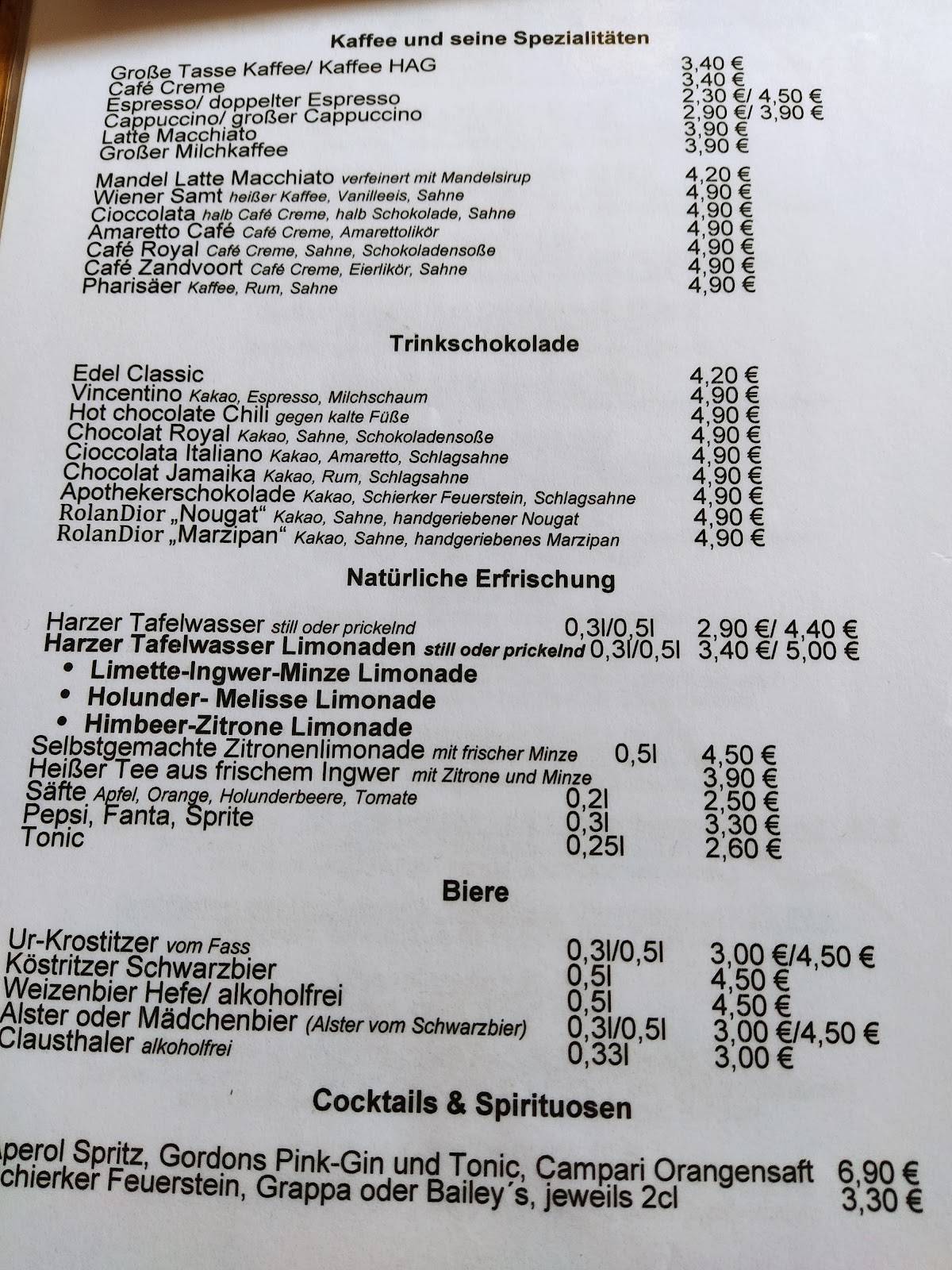 café und restaurant zum roland