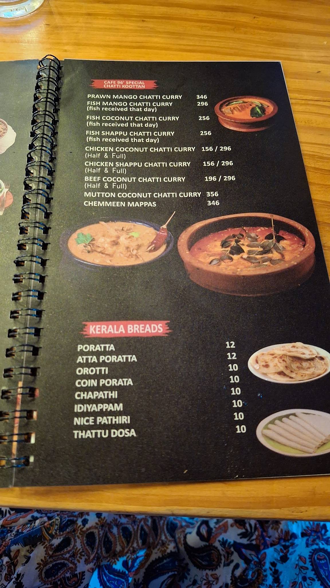 Cafe'96 By Team 96 menu