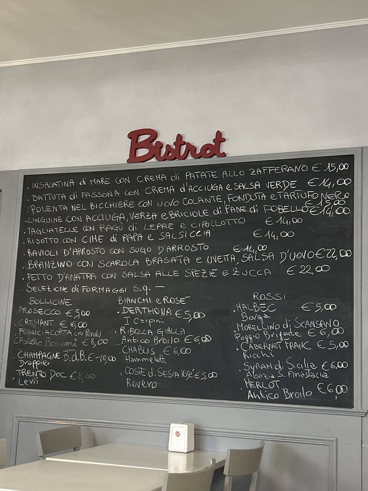 Menu di Caffè E Bistrot 
