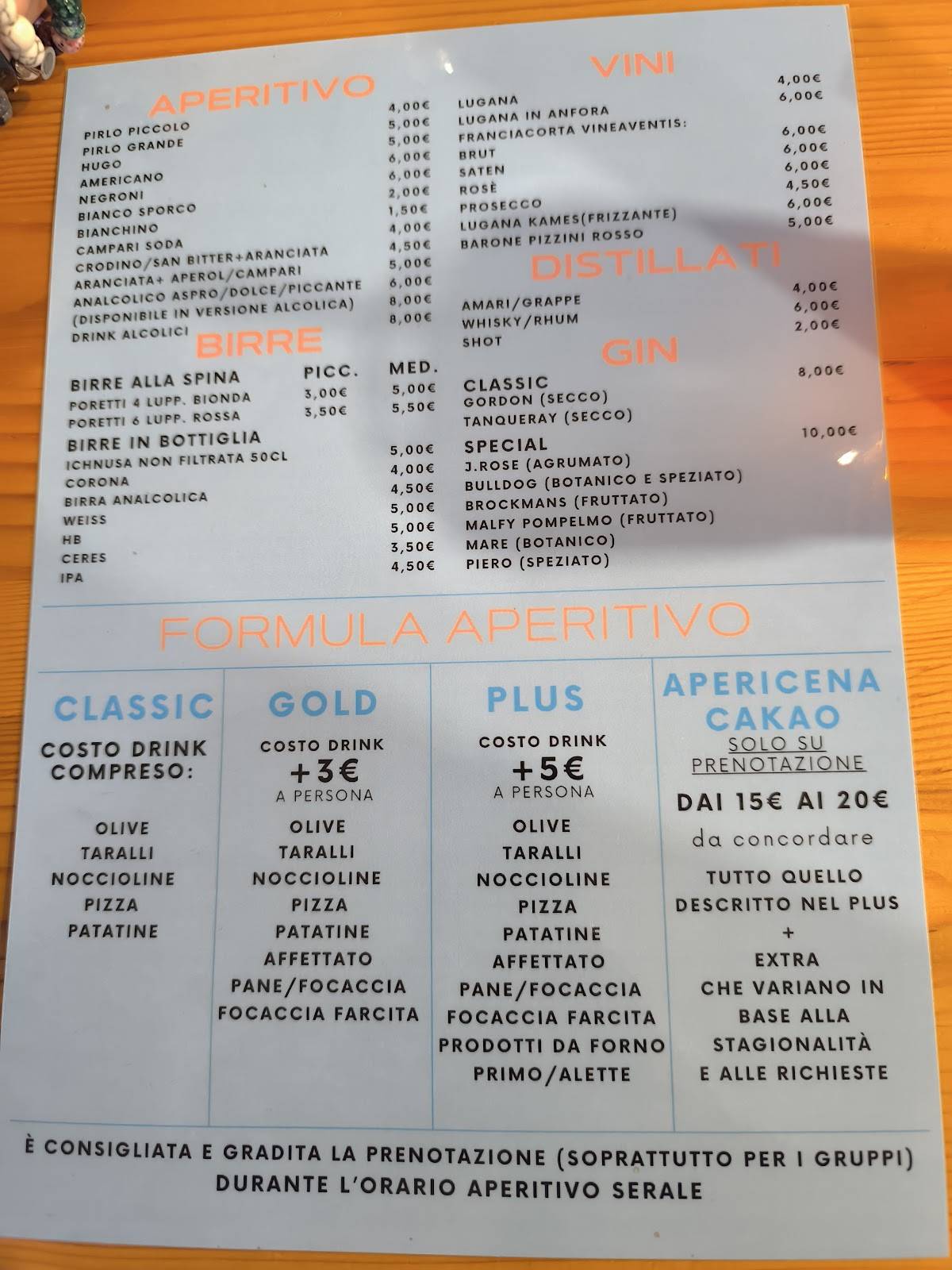 Menu di Cakao Bistrot di Delpero Viviana 