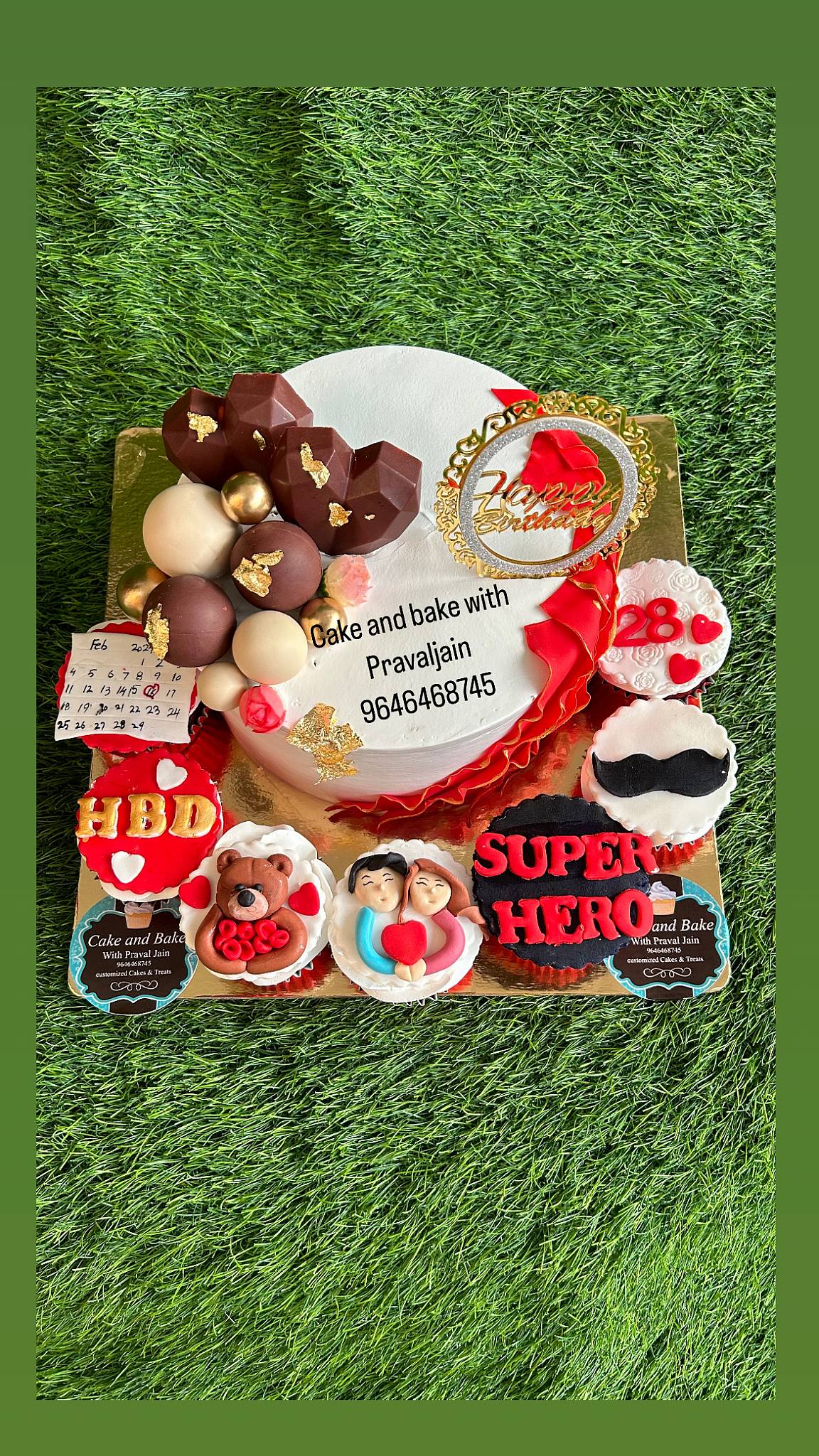 Cake and bake with praval jain menu