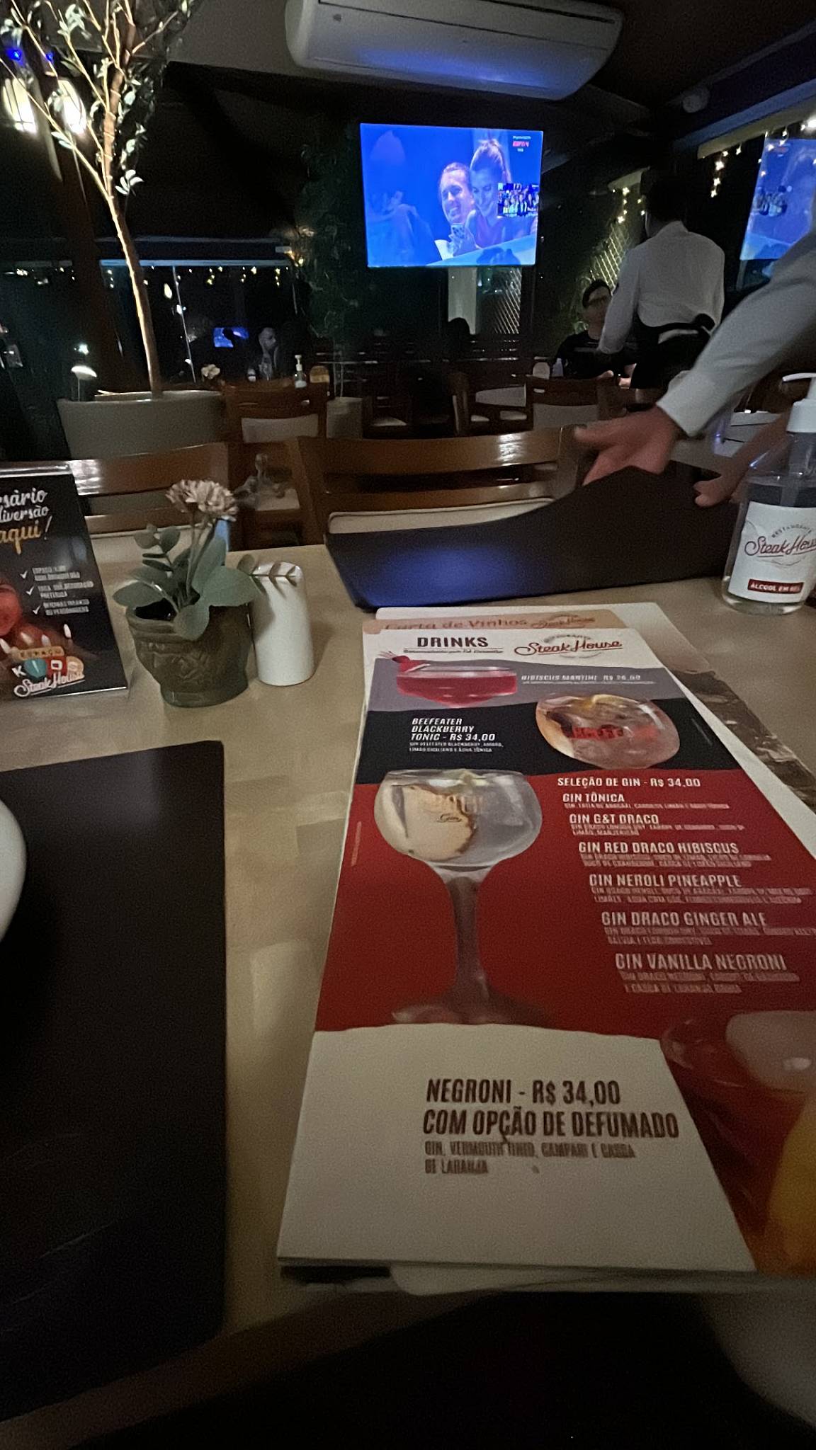 Restaurante Steak House cardápio