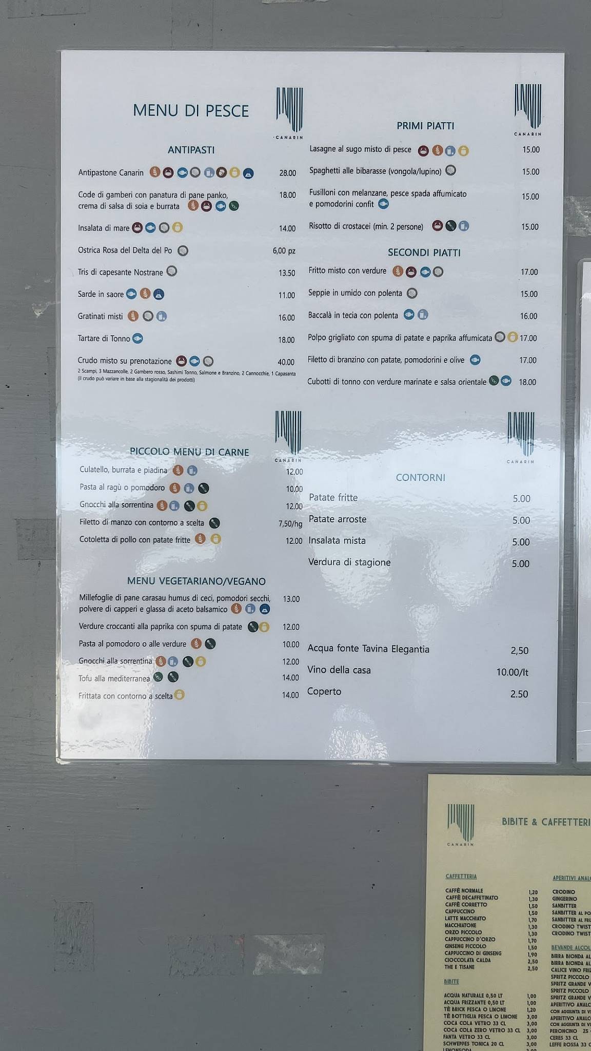 Menu di Canarin 