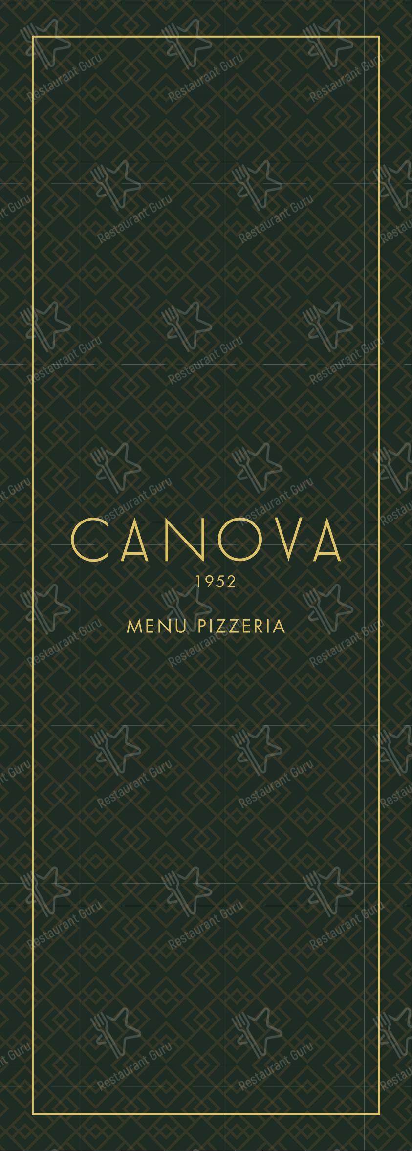 Menu di Canova Piazza del Popolo - 菜单