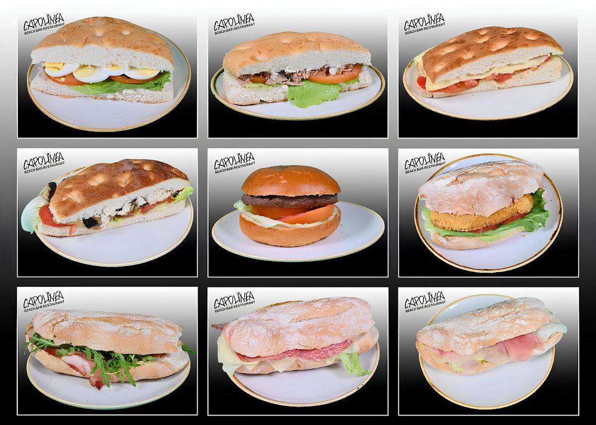 Menu di Capolinea beach poetto 