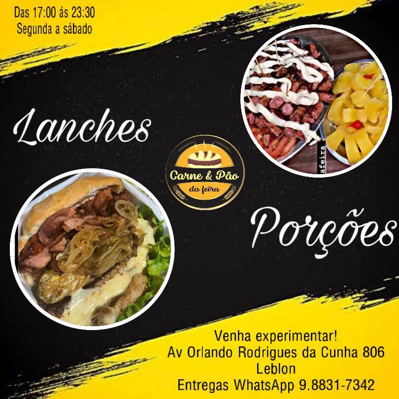 Carne & Pão da Feira - Uberaba cardápio