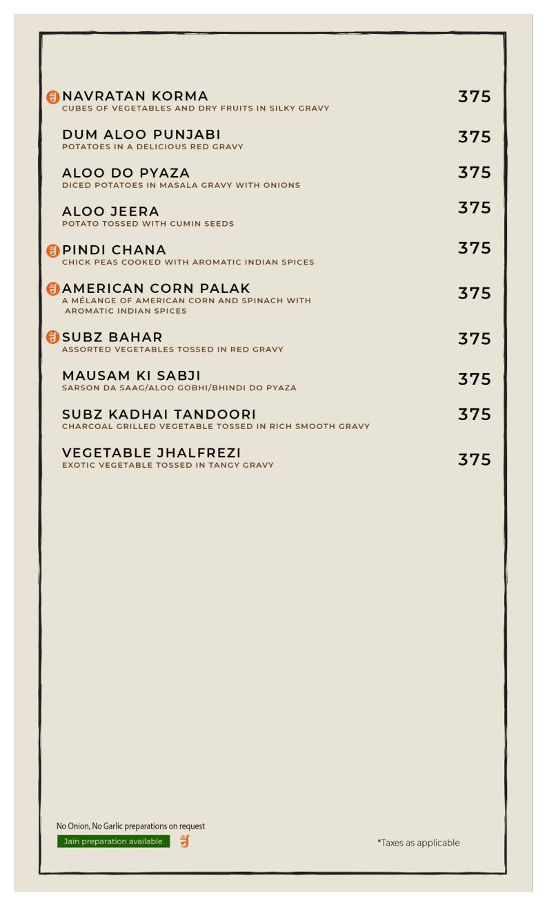 Casa Kitchen menu