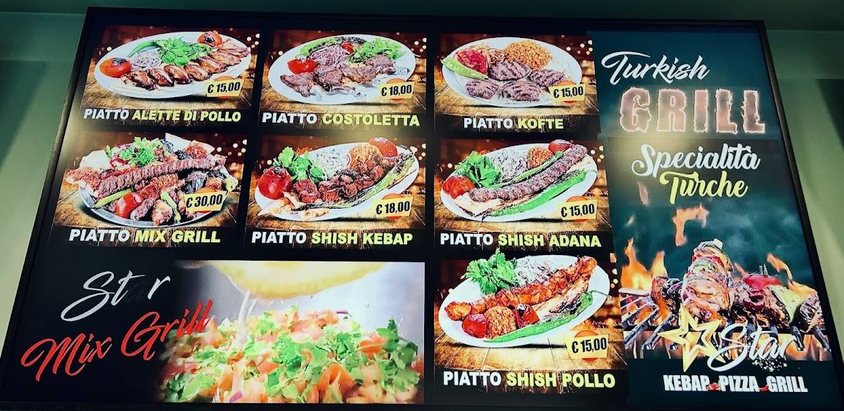 Menu di Star Pizzeria&Kebap 