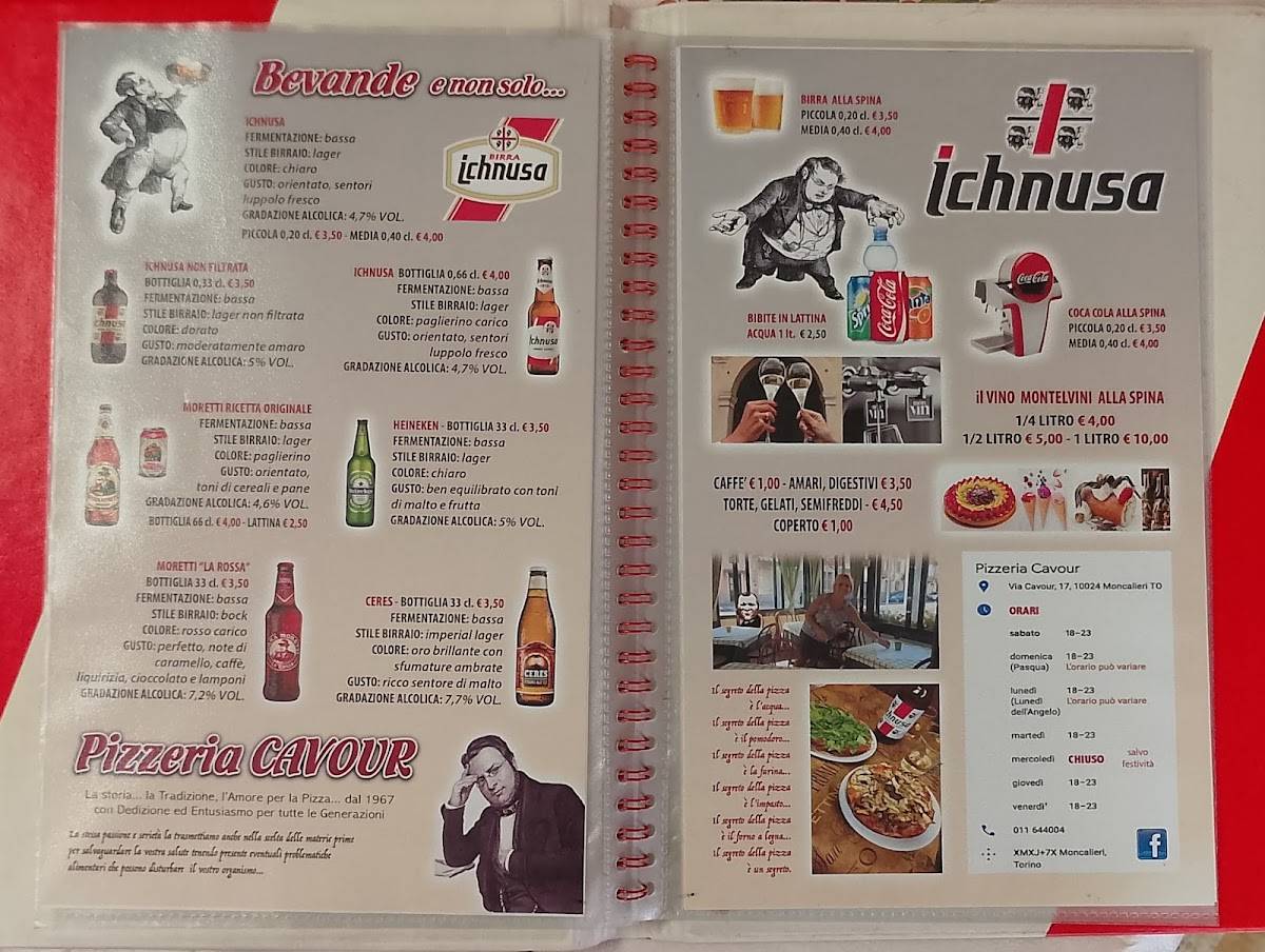 Menu di Cavour 