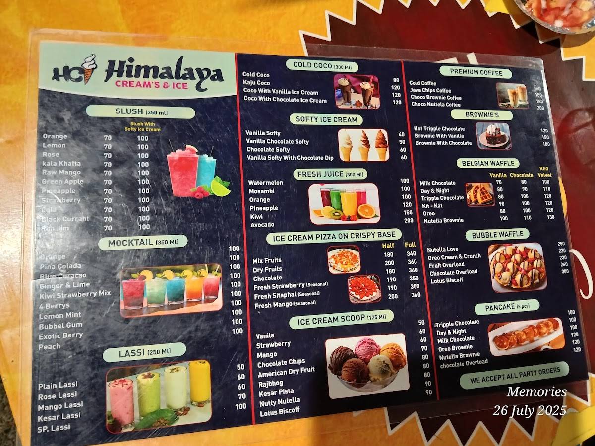 Chandan Omelette Center menu