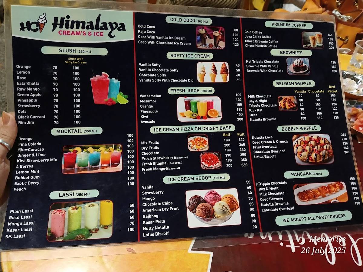 Chandan Omelette Center menu