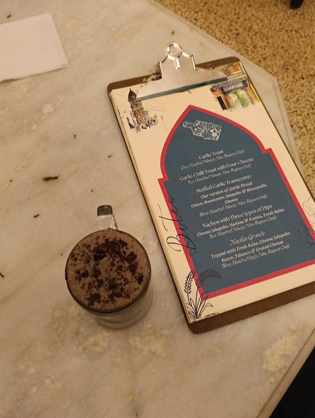 Charmant-The Heritage Café menu