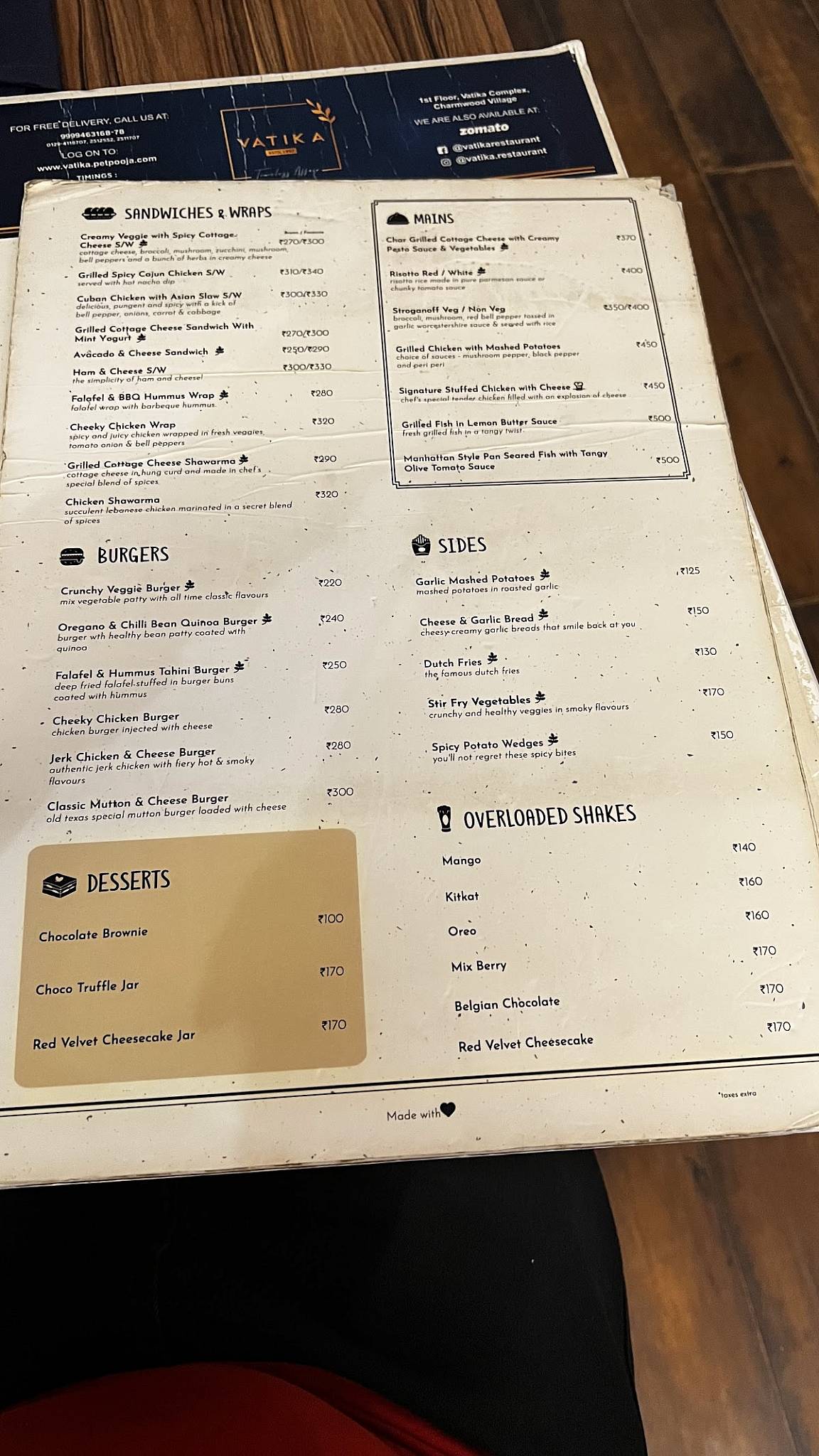 Cheese & More The Kitchen menu