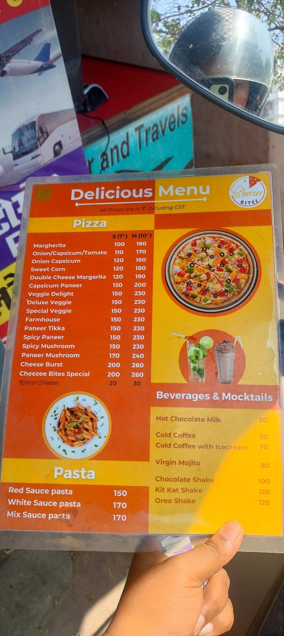 Cheezee Bites menu