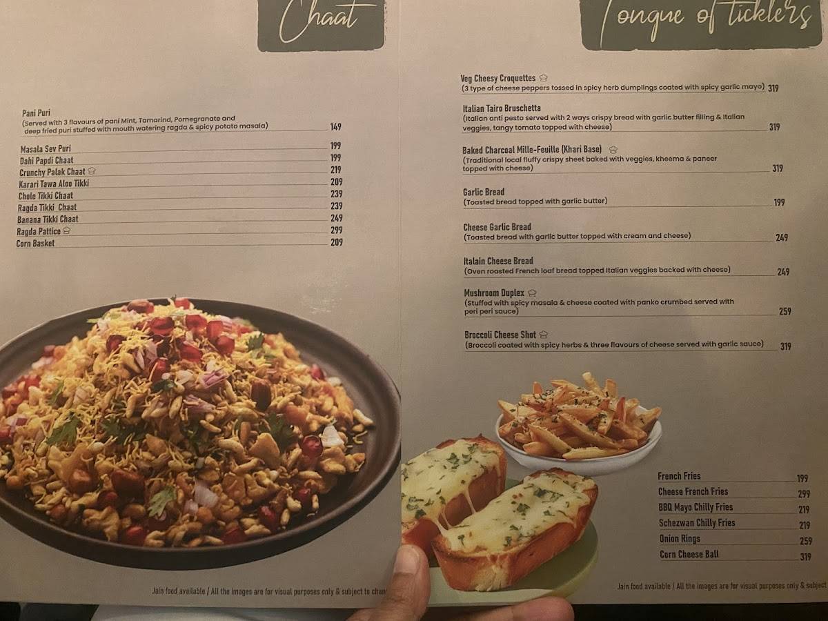 Aroma Pure Veg Restaurant menu