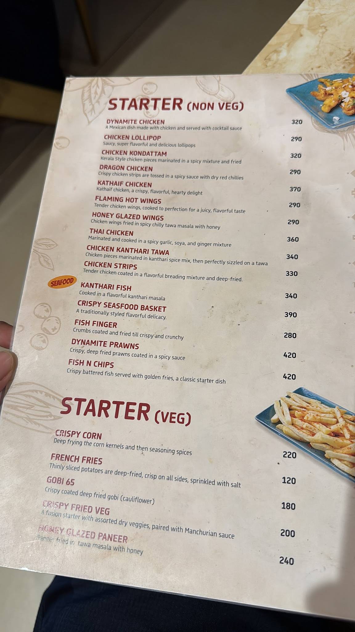 Nahdi Mandi Restaurant menu