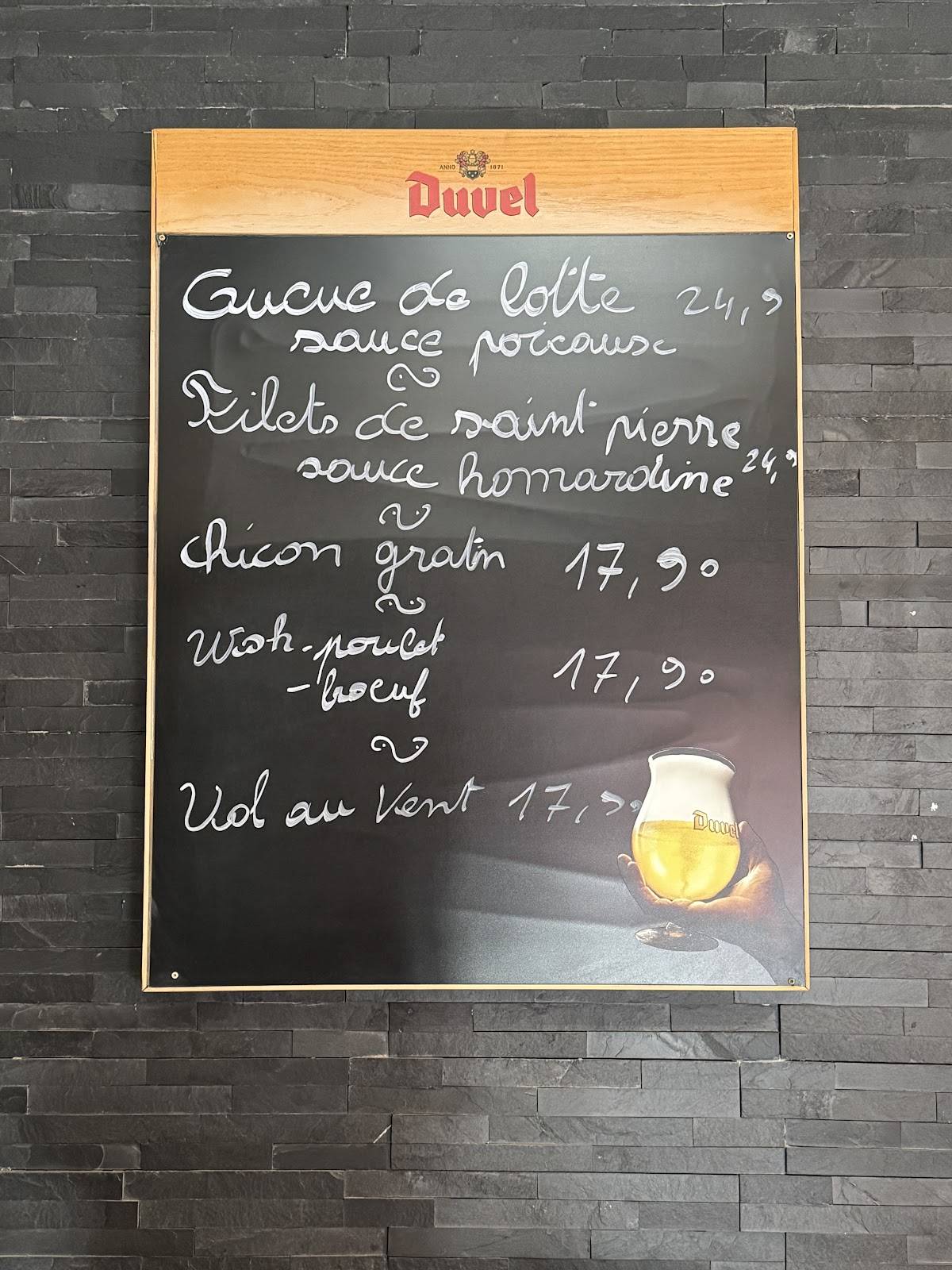 Menu de Chez Ced