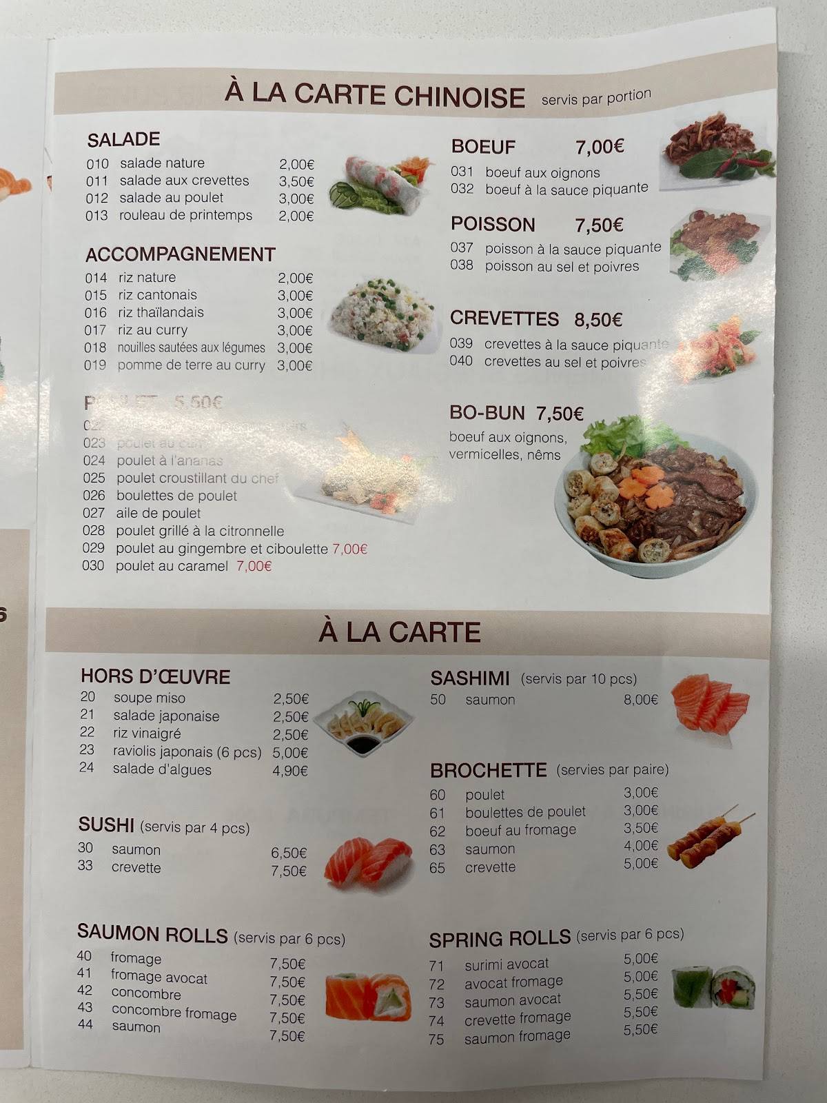 Menu de Chez Janny