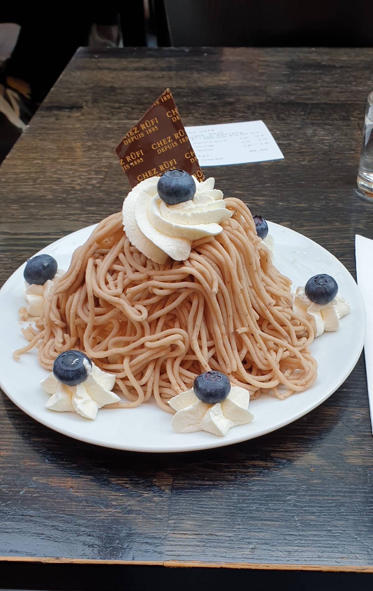 Menu di Chez Rüfi 
