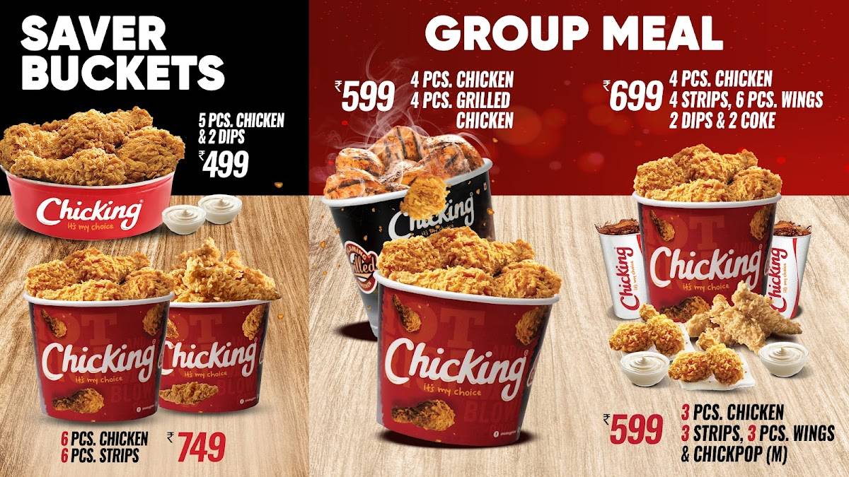 Chicking menu