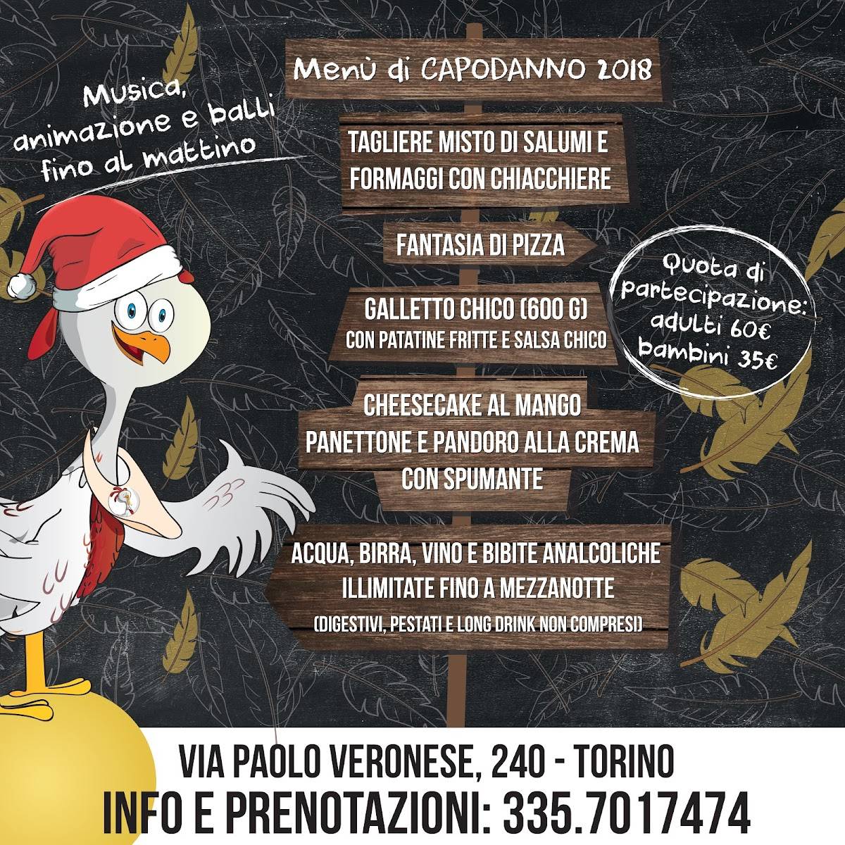 Menu di Chico Gallo 