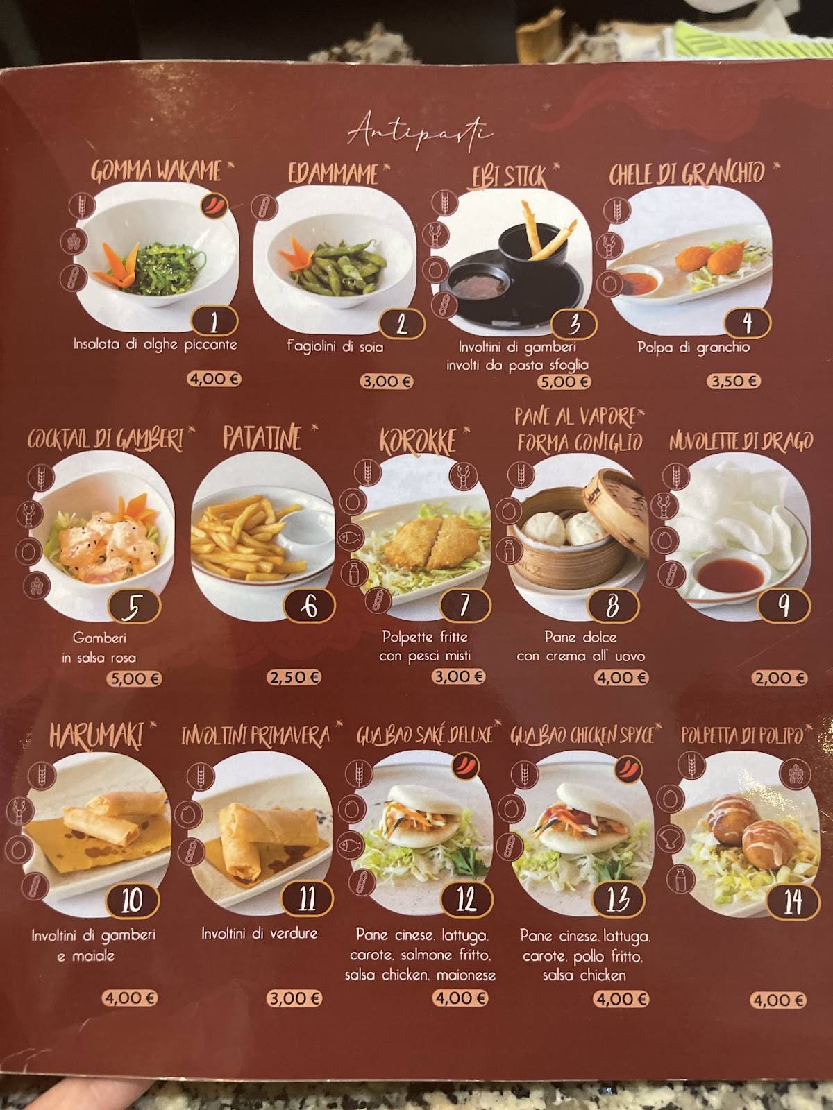 Menu di Chihiro Sushi Restaurant 