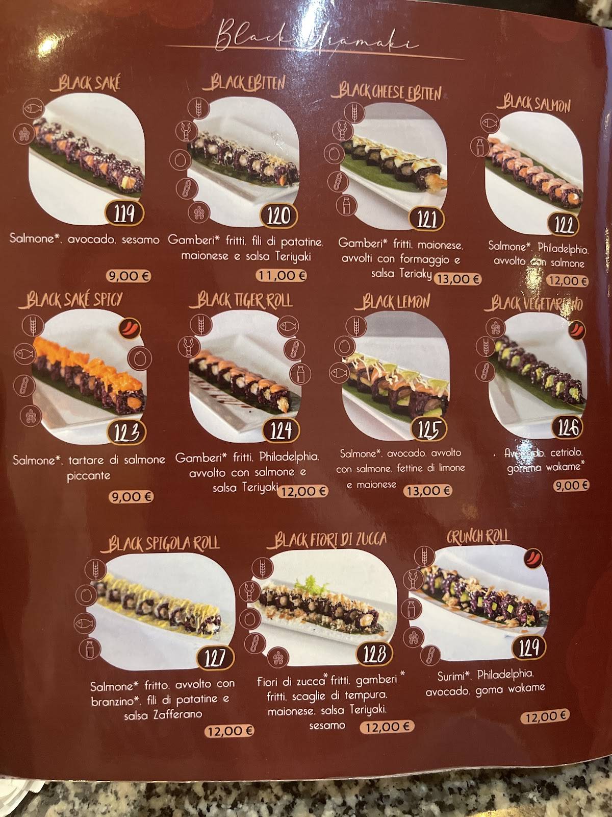 Menu di Chihiro Sushi Restaurant 