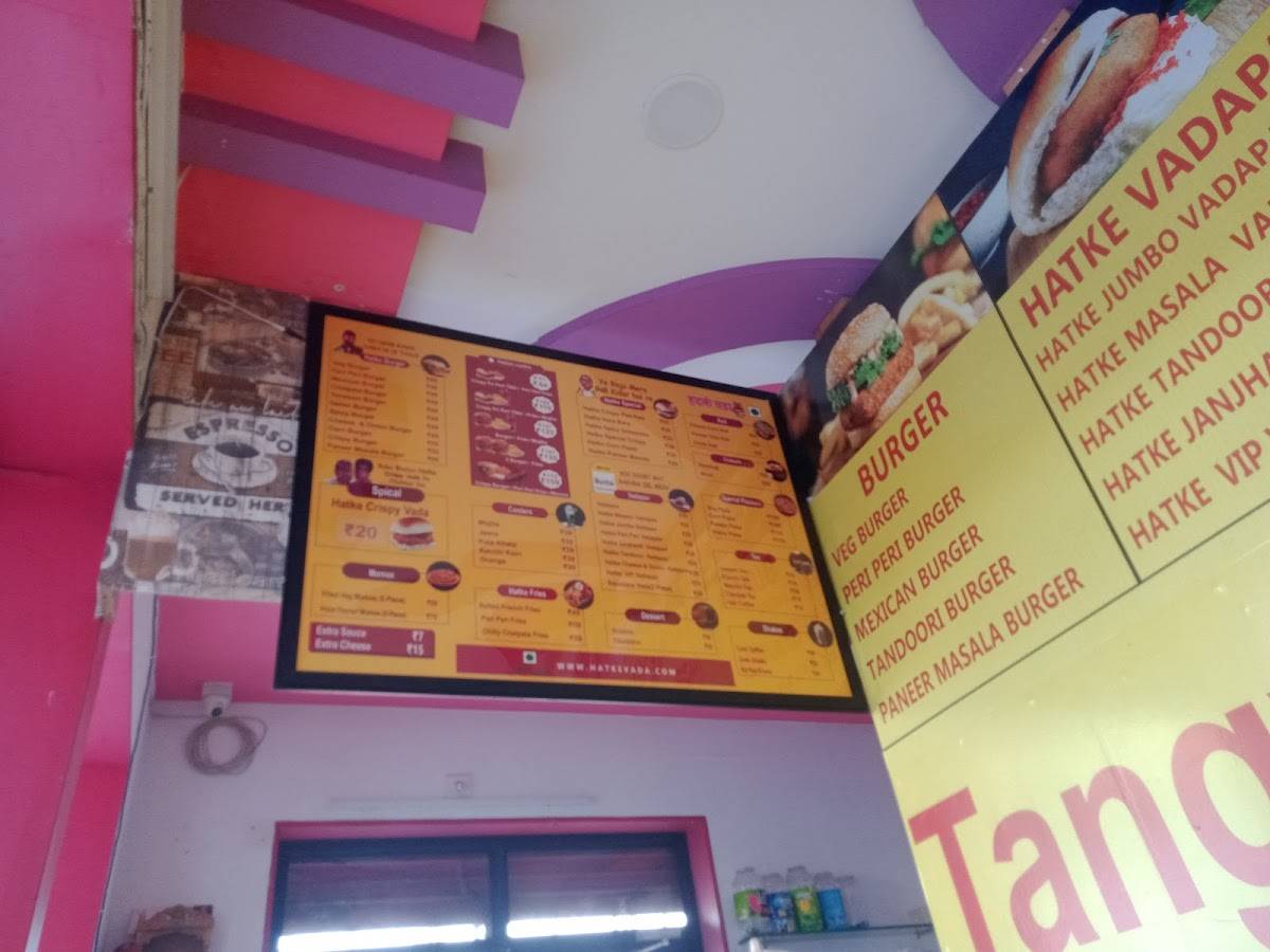 HATKE VADA menu