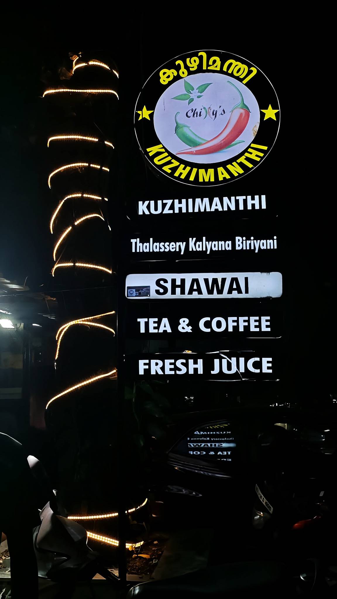 Chilly's Kuzhimanthi Restaurant menu