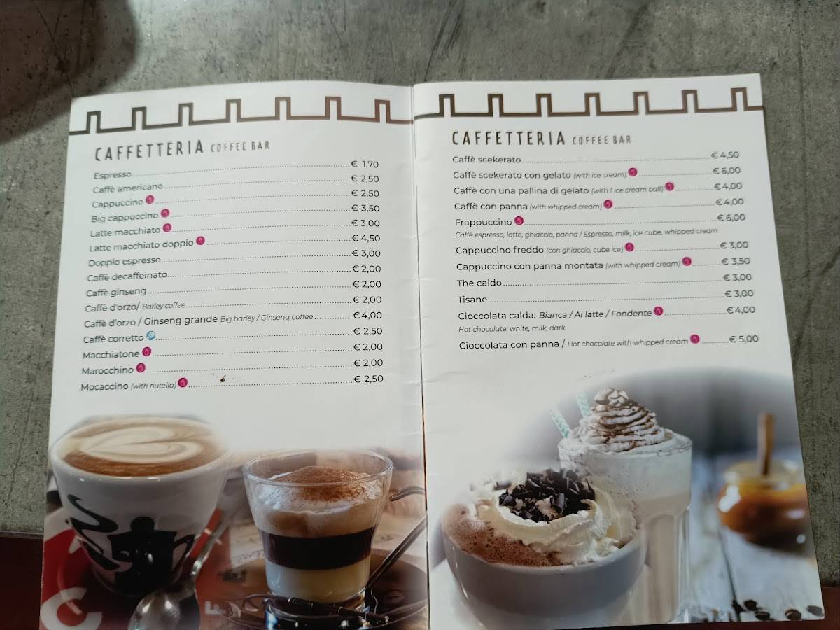 Menu di Chocolat - Pasticceria Gelateria Artigianale Sirmione 