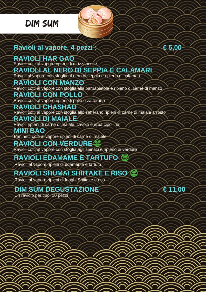 Menu di Coast to Coast 