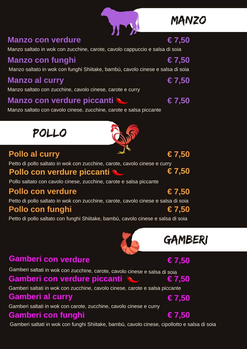 Menu di Coast to Coast 