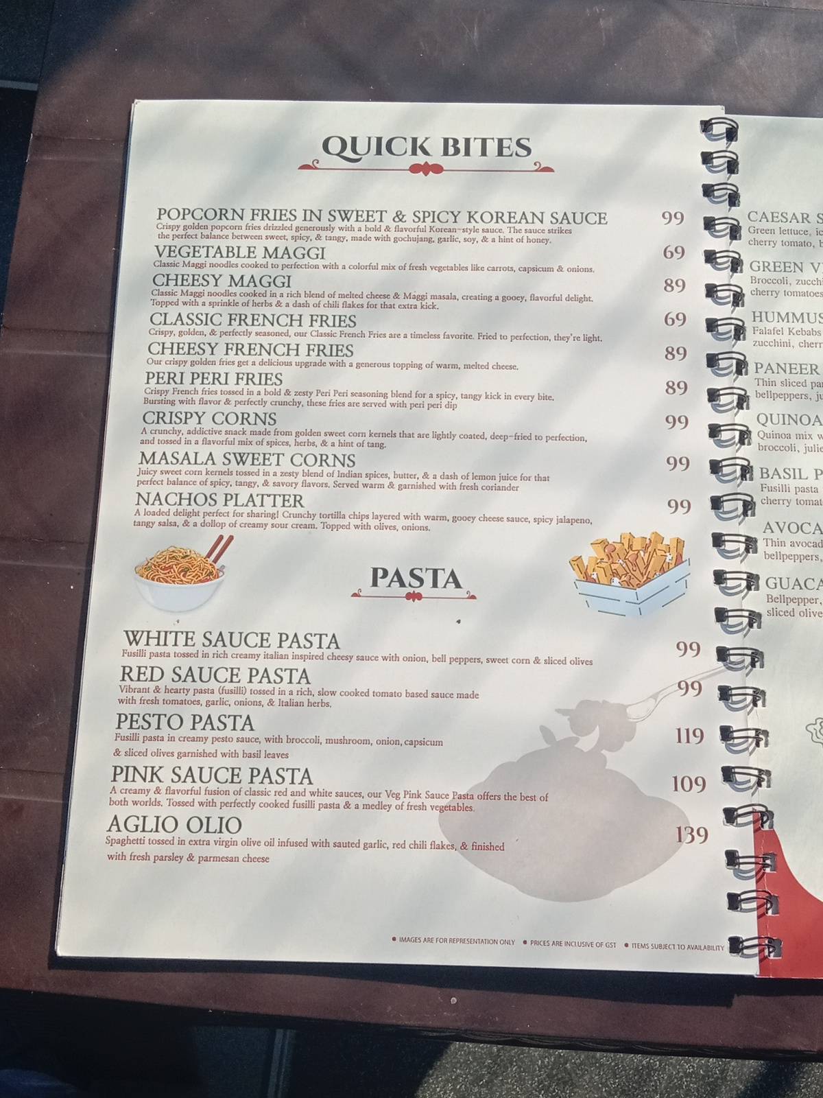 Coffee Dude (Indiranagar) menu