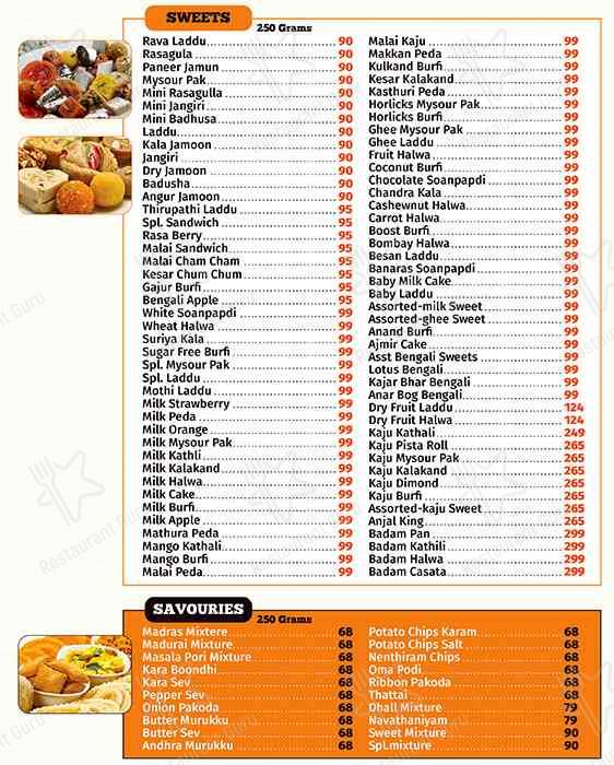 Coffee House @ Mount Road - T.Nagar branch menu