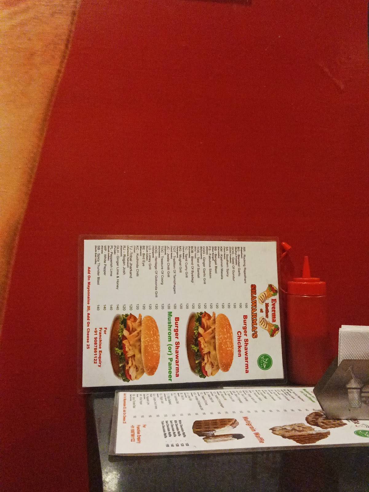 Moms Chicken menu