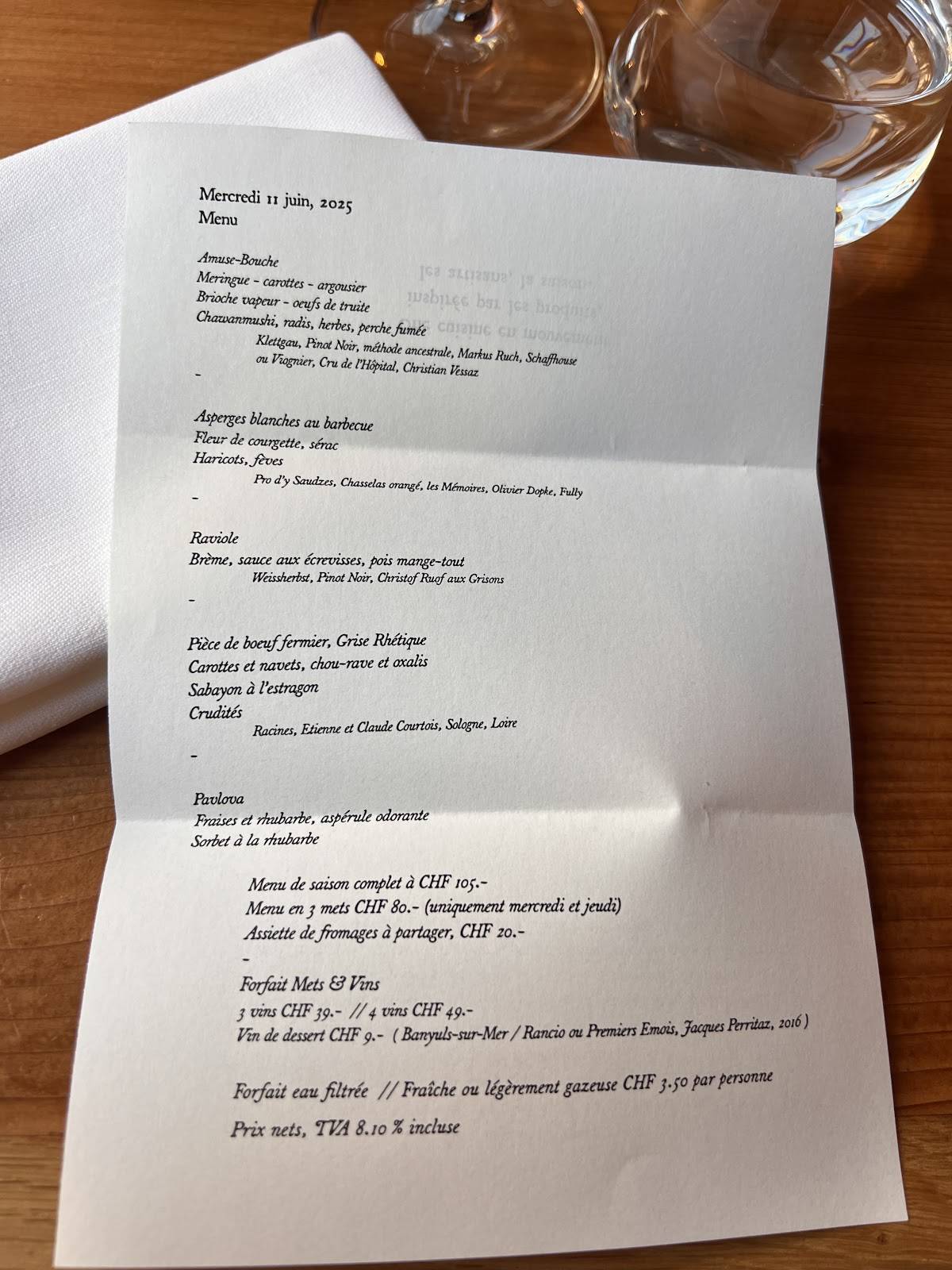 Menu di Com’ça 