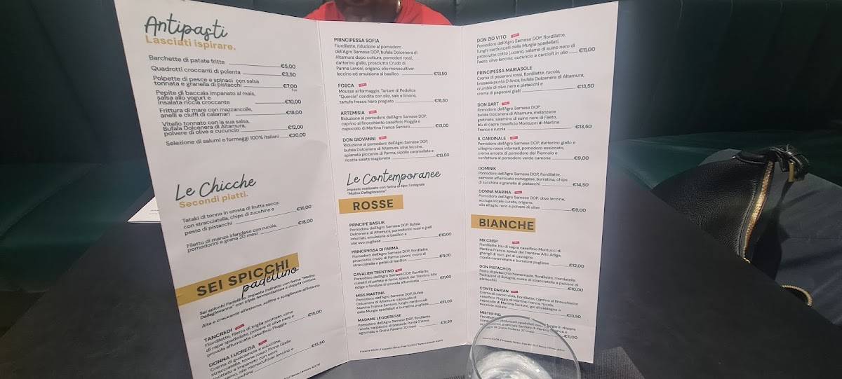 Menu di Contè Pizzeria 