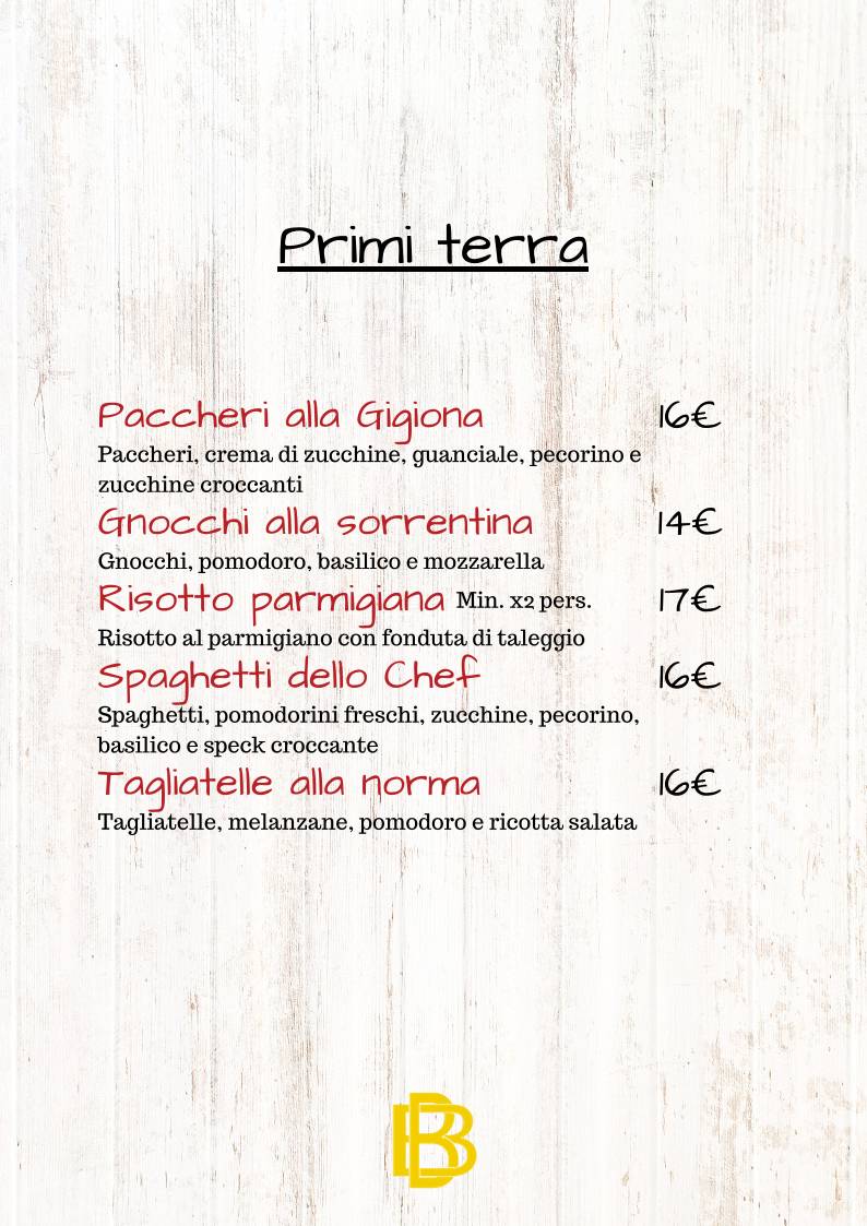 Menu di Billa's 