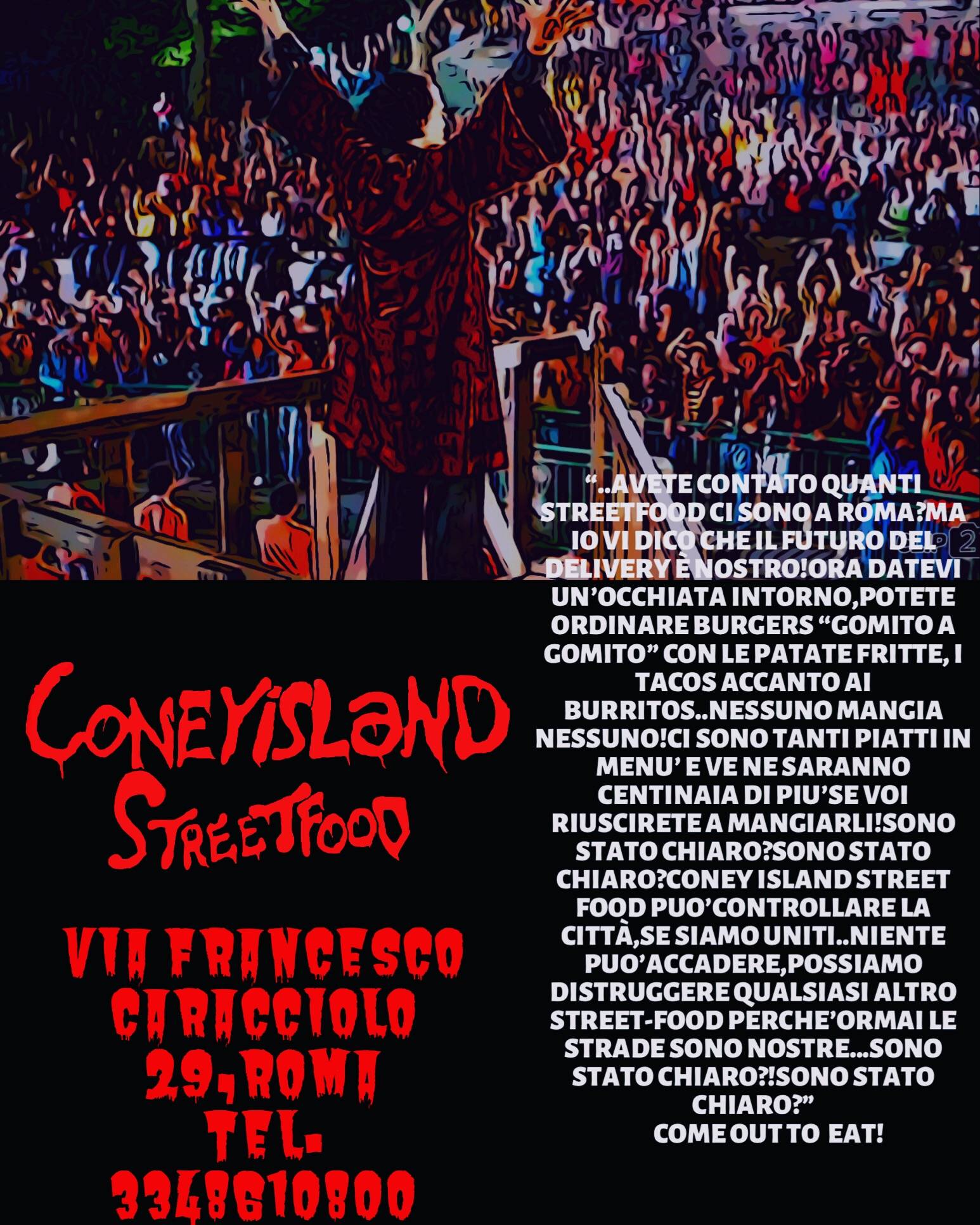 Menu di Coney Island Street Food Roma 