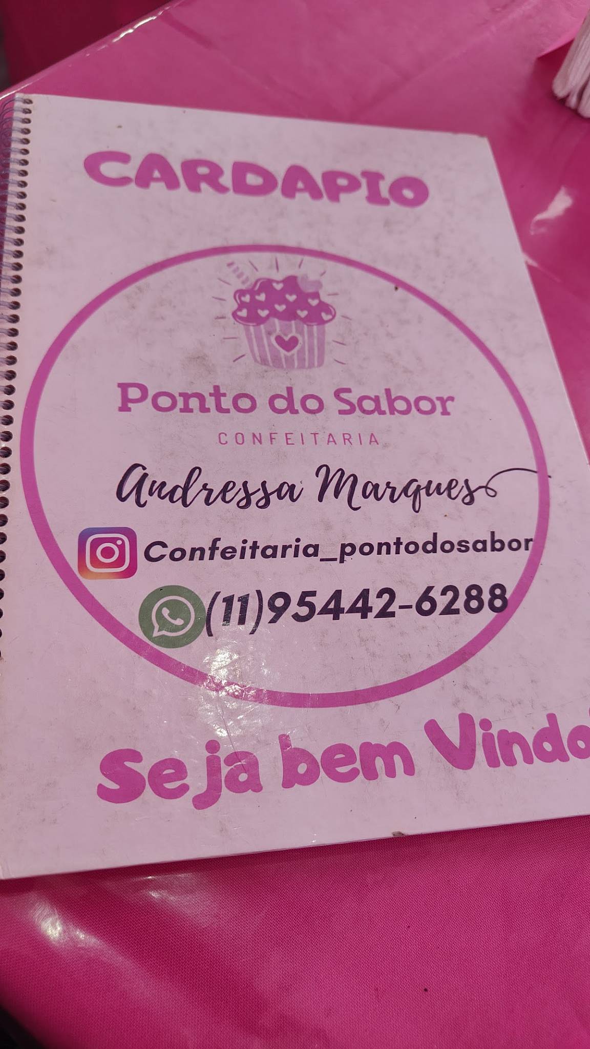Confeitaria Andressa Marques - O PONTO DO SABOR cardápio