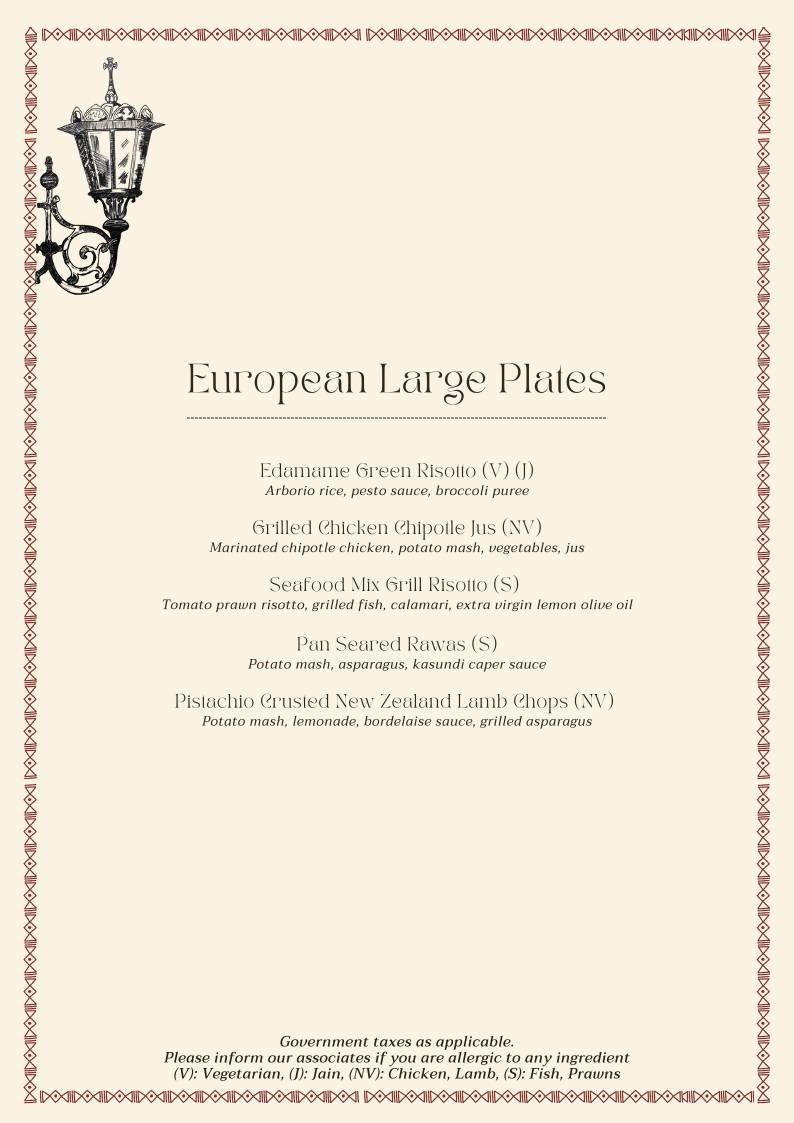 Cosy Box Mumbai menu