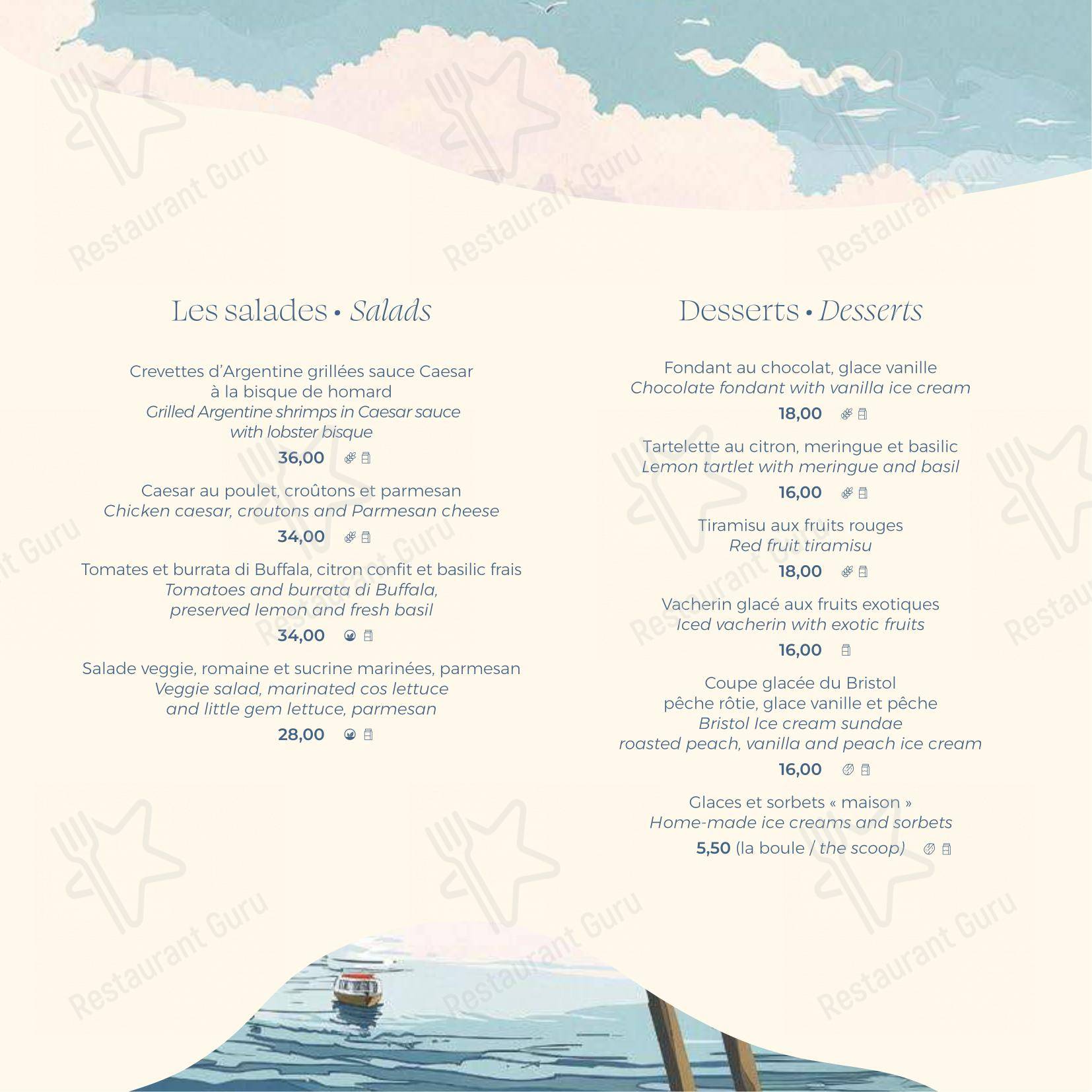 Takeaway Menu per Côté Square in Ginevra
