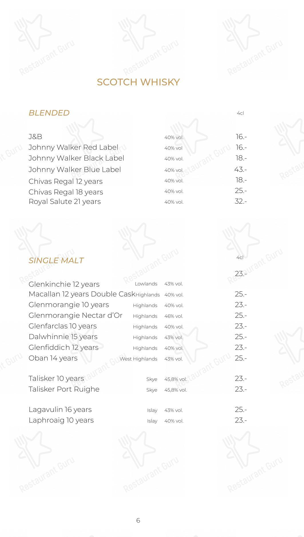 Dinner Menu per Côté Square in Ginevra