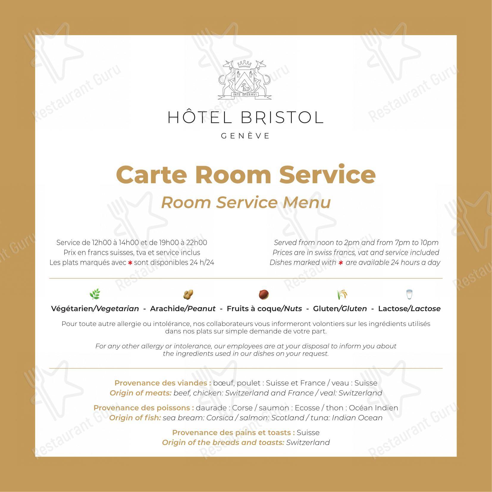 Takeaway Menu per Côté Square ristorante