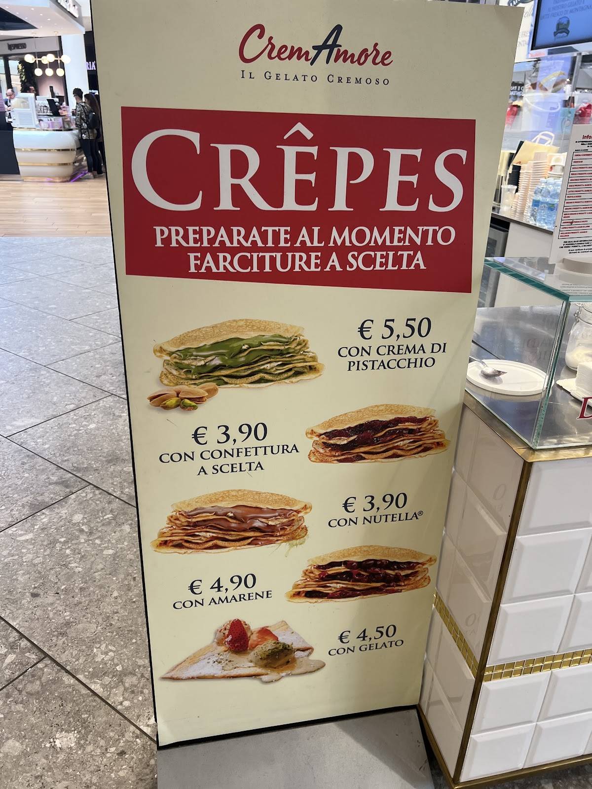 Menu di Cremamore Arese Il Centro 